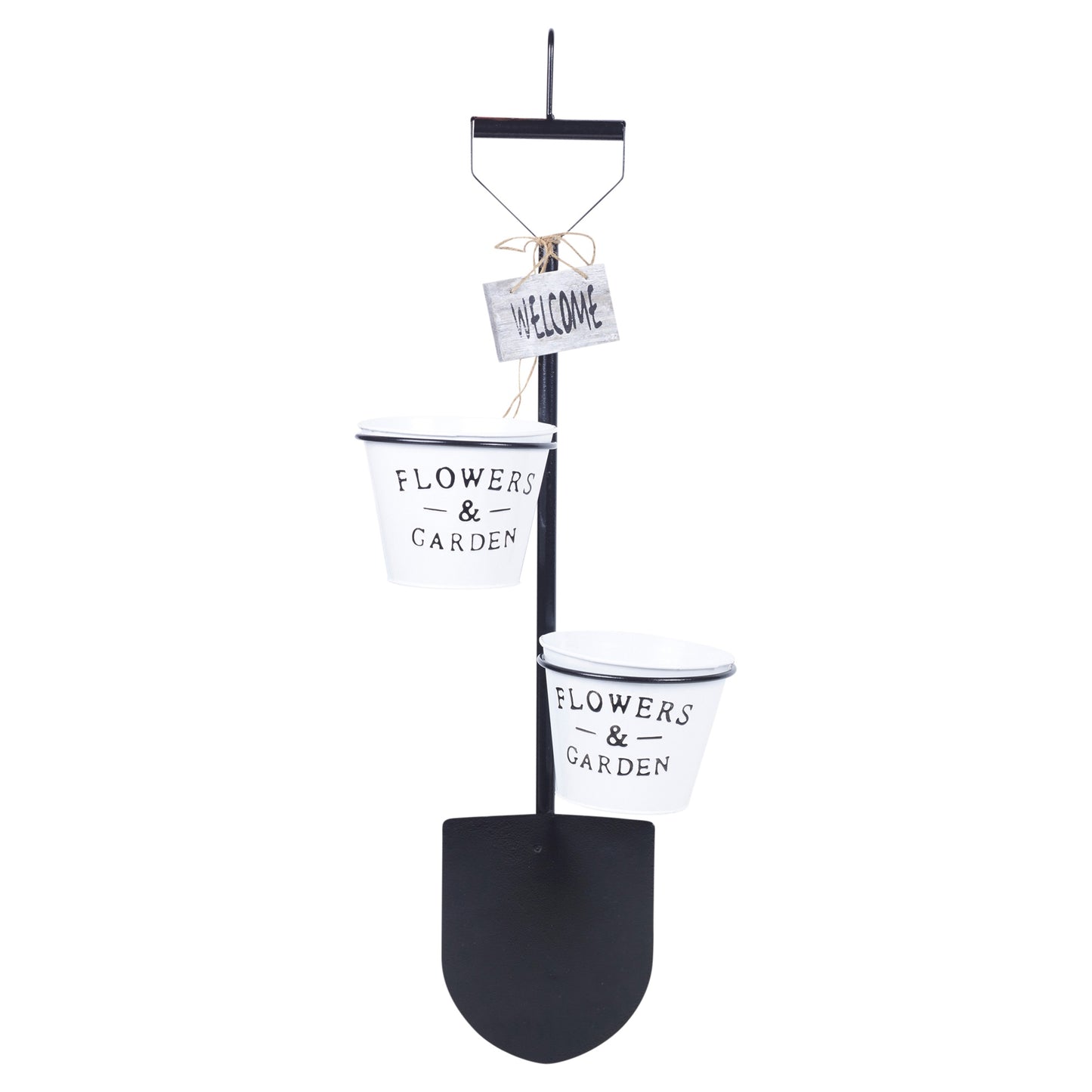 Spade Metal Flower Pot Holder
