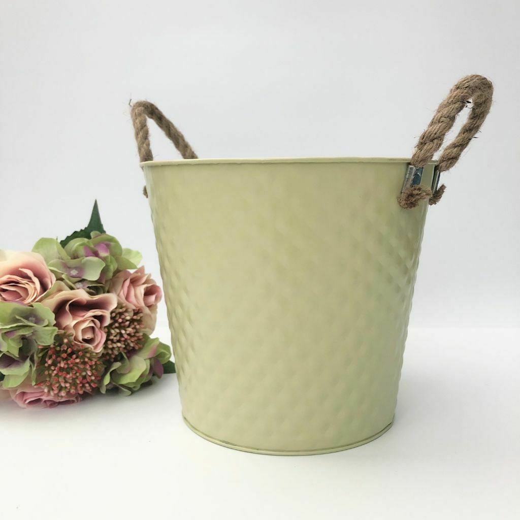 Vintage Metal Planter