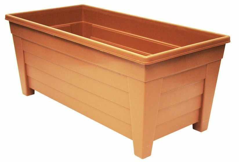 large trough planter plastic Large Garden Trough Raised Planter