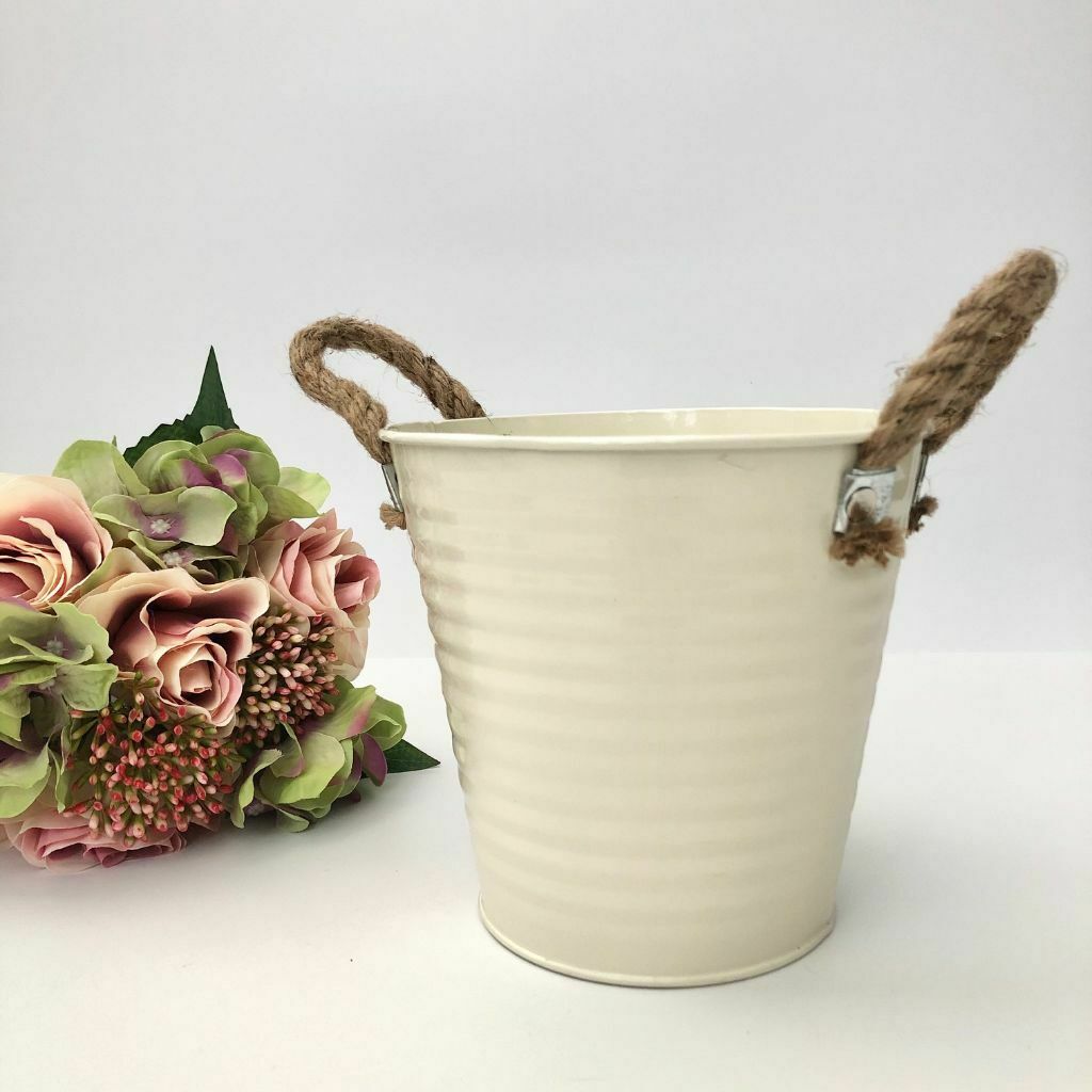 Vintage Metal Planter