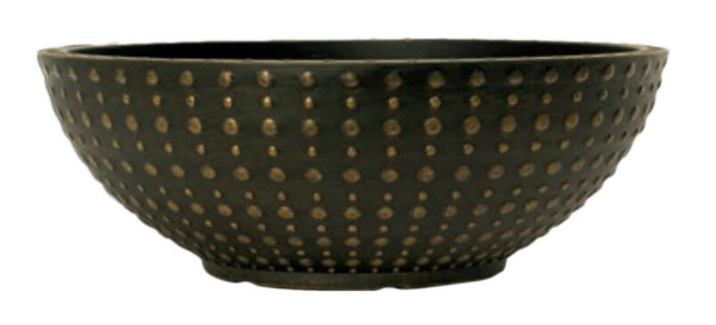 Black Bronze Hobnail Plant Pot Planter 