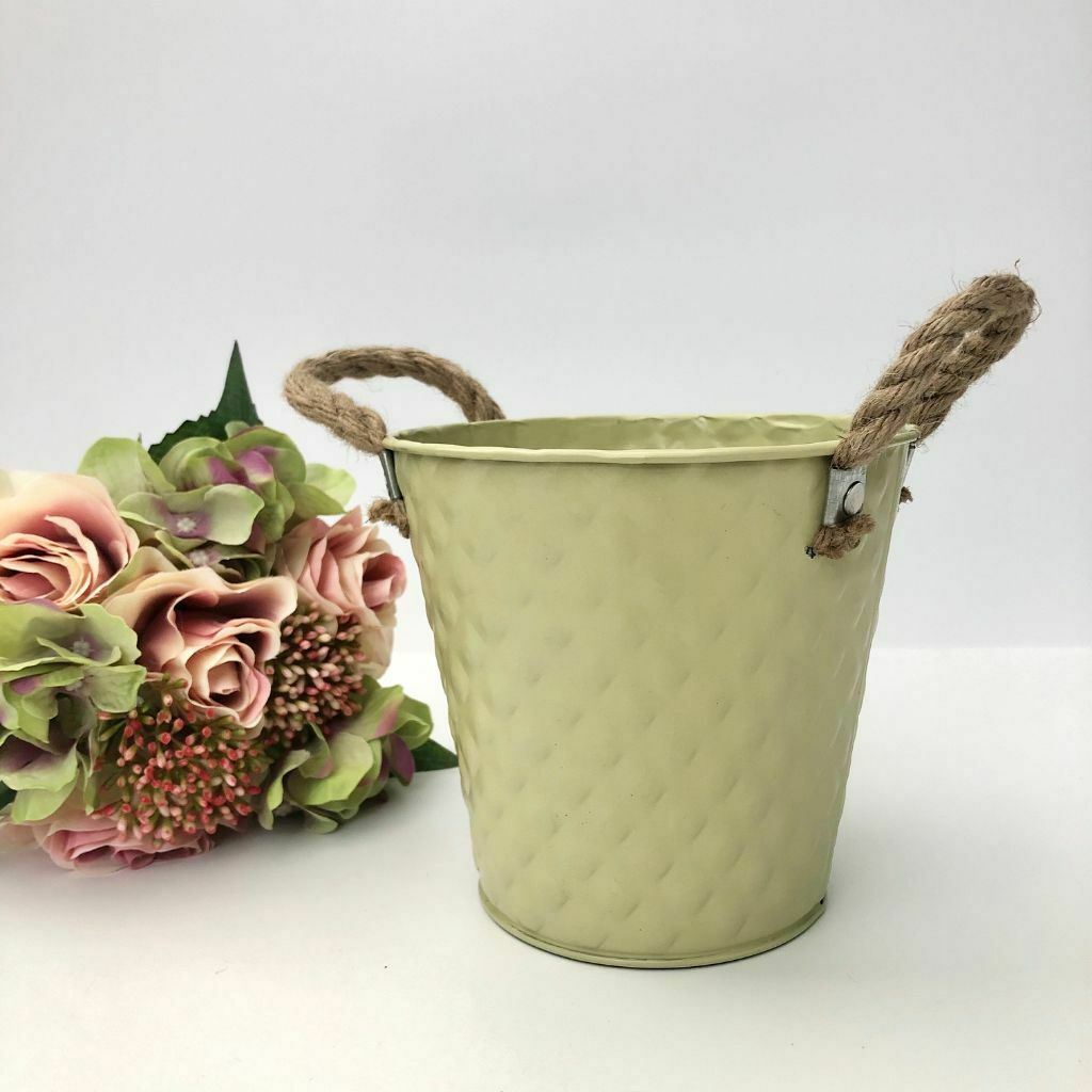 Vintage Metal Planter