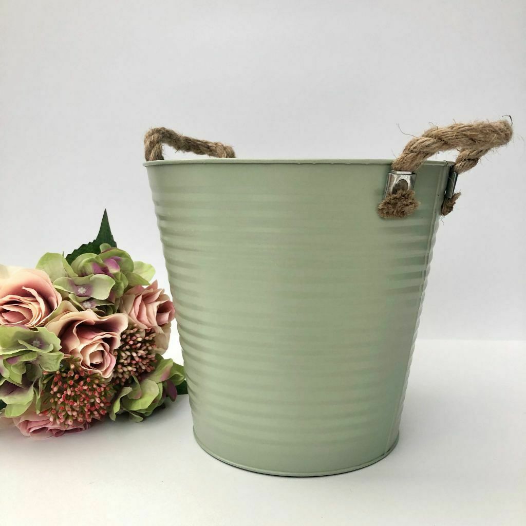 Vintage Metal Planter