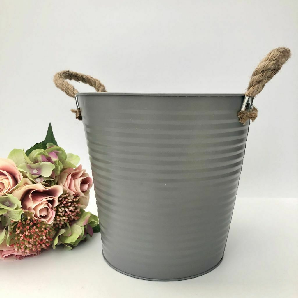 Vintage Metal Planter