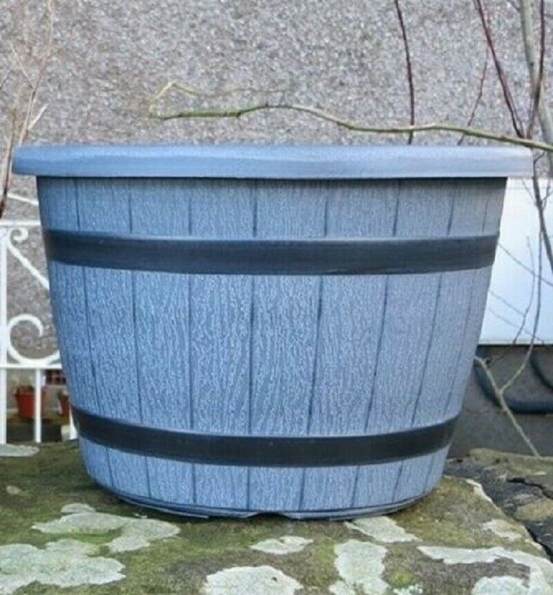 Barrel Garden Flower Pot