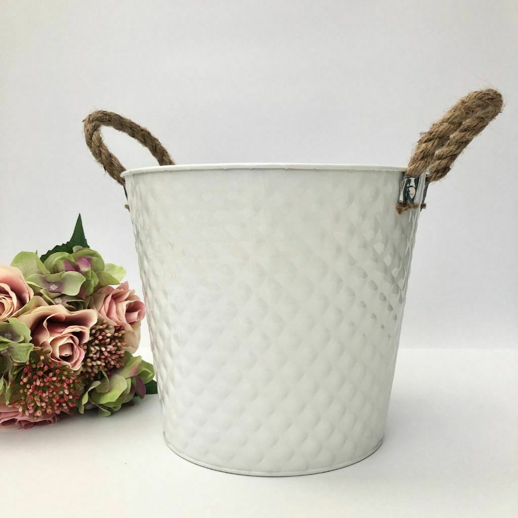 Vintage Metal Planter